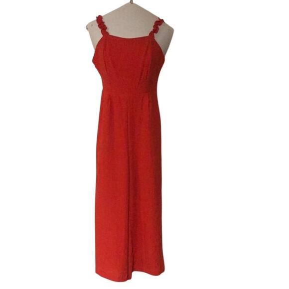 Lost + Wander Red Jumpsuit Size M - Picture 6 of 7